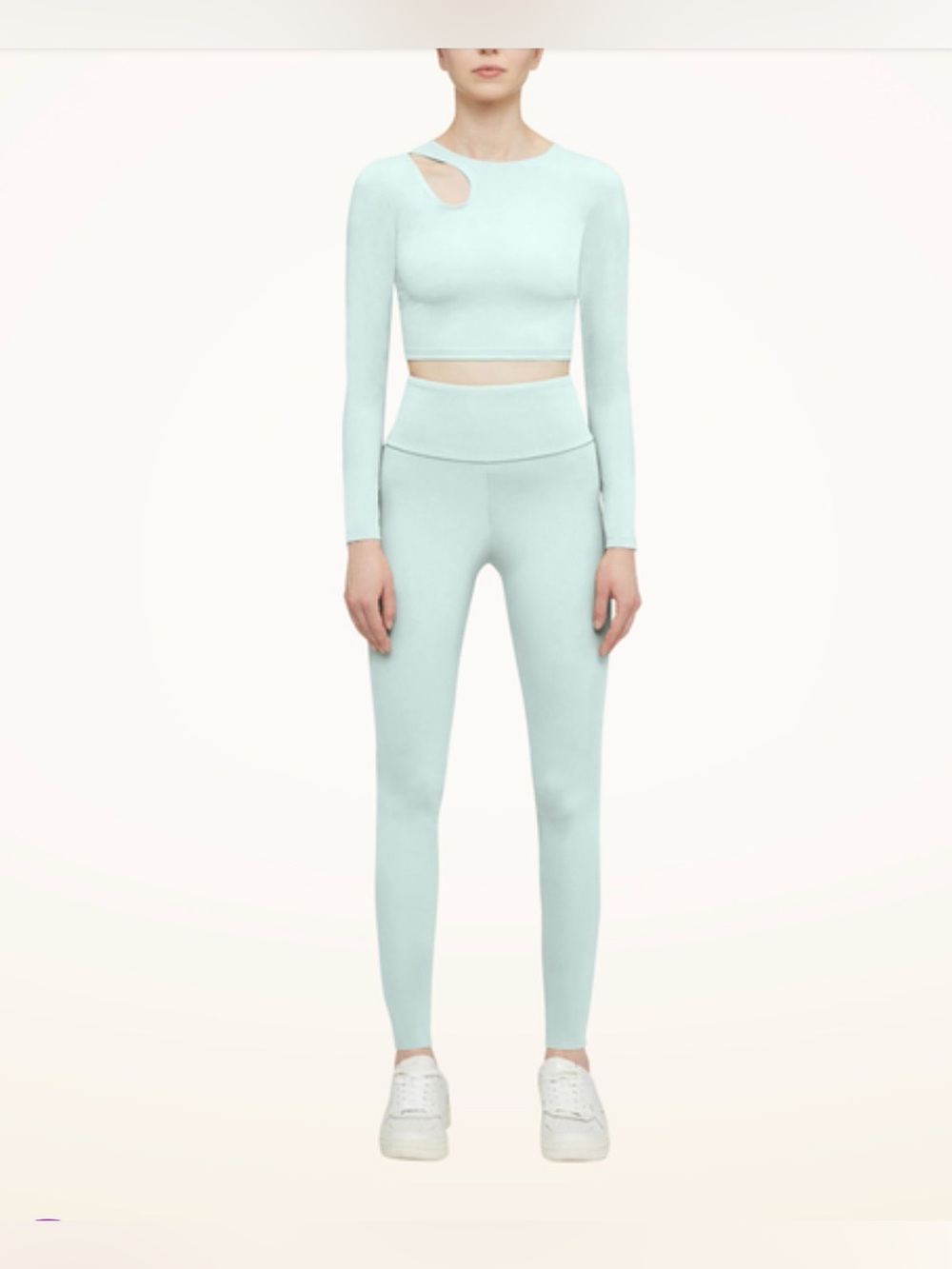 Wolford Warm Up Leggings in Aqua Size 10 $265